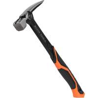 Steel Claw Hammer, 18 oz., Solid Steel Handle, 15" L Planification Entrepots Molloy