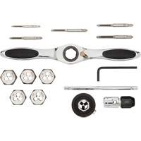 SAE Ratcheting Tap & Die Set, 15 Pieces Planification Entrepots Molloy
