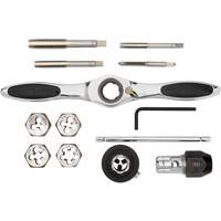 SAE Ratcheting Tap & Die Set, 13 Pieces Planification Entrepots Molloy