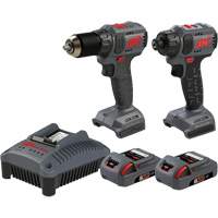 Compact Drill & Screwdriver Cordless Combo Tool Kit, Lithium-Ion, 20 V Planification Entrepots Molloy
