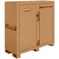 Model 111 Jobsite Cabinet with Padlock, Steel, 47.5 Cubic Feet, Tan Planification Entrepots Molloy