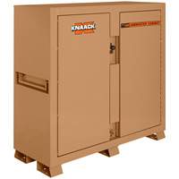 Model 109 Jobsite Cabinet with Padlock, Steel, 47.5 Cubic Feet, Tan Planification Entrepots Molloy
