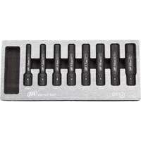 Metric Bit Impact Socket Set, Hex, 8 Pcs Planification Entrepots Molloy