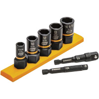 Metric Bolt Biter Extraction Socket Set, 7 Pcs, Impact, 1/4"/3/8" Drive Size Planification Entrepots Molloy