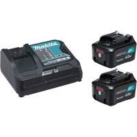 CXT Rapid Charger Starter Kit with (2) 4 Ah Batteries, 12 V, Lithium-Ion Planification Entrepots Molloy
