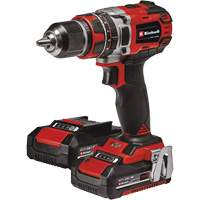 Professional Cordless Hammer Drill/Driver Kit, 1/2" Chuck, 18 V Planification Entrepots Molloy