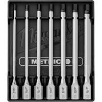 Long Metric Bit Socket Set, Hex, 3/8" Drive, 7 Pcs Planification Entrepots Molloy