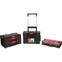3-Piece Arx&reg; Rolling Toolbox Base Set, 25-1/5" x 19" x 42-2/5", Black Planification Entrepots Molloy
