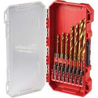 SHOCKWAVE Impact-Duty Drill Bit  Set, 15 Pieces, Titanium Planification Entrepots Molloy