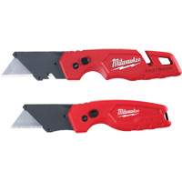 2-Piece FASTBACK Folding Utility Knife Set, Plastic Handle Planification Entrepots Molloy