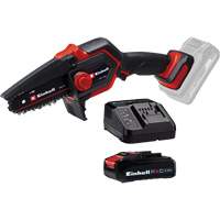 Cordless Compact Pruning Chain Saw with 2.5Ah Battery & Charger Starter Kit, 6", Battery Powered, 18 V Planification Entrepots Molloy