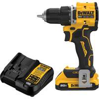 Ensemble visseuse-perceuse sans fil et sans balai ATOMIC COMPACT SERIES, Lithium-ion, 20 V, Mandrin 1/2" Planification Entrepots Molloy