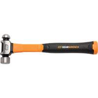 Marteau &agrave; panne ronde, Poids de la t&ecirc;te 16 oz, Face Ordinaire/Poli, Prise Fibre de verre Planification Entrepots Molloy