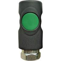 TOPQUIK S1 Ultraflo 7.8 mm Quick Coupler, Polyester Composite/Stainless Steel, 1/4", Female NPT, 174 PSI Planification Entrepots Molloy