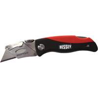 Couteau utilitaire pliant, 2-3/8" lame, poign&eacute;e en Plastique/Coussin&eacute;e Planification Entrepots Molloy