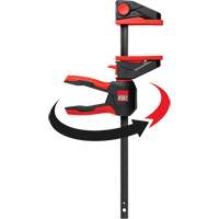 One-Hand Bar Trigger Clamps with 360° Rotating Handle, 4-1/2" (114.3 mm) Planification Entrepots Molloy