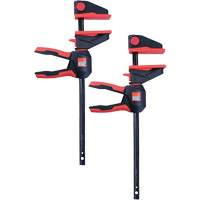Ensemble de serre-joints &agrave; g&acirc;chette pour barres &agrave; une main avec poign&eacute;e rotative &agrave; 360°, 12" (304,8 mm) Planification Entrepots Molloy