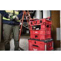Bac distributeur de fils XL PACKOUT, 15-3/4" x 18-5/8" x 15", Noir/Rouge Planification Entrepots Molloy