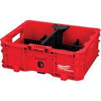 Bac &agrave; profil bas PACKOUT, 15" x 18-5/8" x 6-5/8", Noir/Rouge Planification Entrepots Molloy