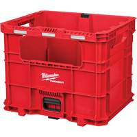 Caisse Packout, 15-3/4" x 18-5/8" x 15", Noir/Rouge Planification Entrepots Molloy
