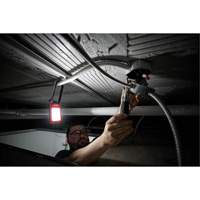 Baladeuse magn&eacute;tique rechargeable &agrave; profil bas, DEL, 100/250/500 lumens, Boîtier en Plastique/Aluminium Planification Entrepots Molloy