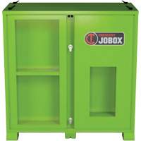 Armoire de rangement d'&eacute;PI sur place, Acier, Vert lime haute visibilit&eacute; Planification Entrepots Molloy