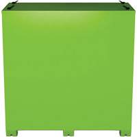 Armoire de rangement d'&eacute;PI sur place, Acier, Vert lime haute visibilit&eacute; Planification Entrepots Molloy