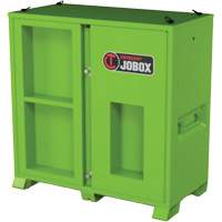 Armoire de rangement d'&eacute;PI sur place, Acier, Vert lime haute visibilit&eacute; Planification Entrepots Molloy