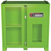 Armoire ventil&eacute;e pour le rangement d'&eacute;PI sur place, Acier, Vert lime haute visibilit&eacute; Planification Entrepots Molloy