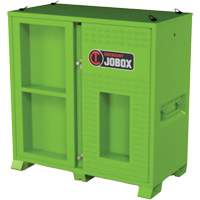 Armoire ventil&eacute;e pour le rangement d'&eacute;PI sur place, Acier, Vert lime haute visibilit&eacute; Planification Entrepots Molloy