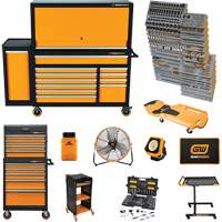 MEGAMOD Master Mechanics Tool Set in Premium Modular Foam Trays with Tool Storage & Shop Equipment, 1331 Pieces Planification Entrepots Molloy