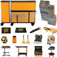 MEGAMOD Mechanics Tool Set in Premium Modular Foam Trays with Tool Storage & Shop Equipment, 1629 Pieces Planification Entrepots Molloy