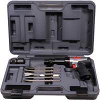 Marteau pneumatique robuste avec burins, 21,8 pi³/min, 1/4" NPT, 2600 coups/min, 3/4" x 3-3/4" (19,05 mm x 95,25 mm) Planification Entrepots Molloy