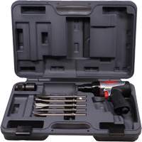 Marteau pneumatique robuste avec burins, 16,2 pi³/min, 1/4" NPT, 3330 coups/min, 3/4" x 2-1/2" (19,05 mm x 63,5 mm) Planification Entrepots Molloy