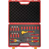 Jeu d'outils isol&eacute;s VDE &agrave; prise 3/8", 1000 V, 20 M Planification Entrepots Molloy