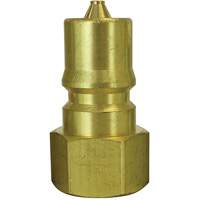 Bouchon pour raccord hydraulique rapide, 1/2" dia., Laiton Planification Entrepots Molloy