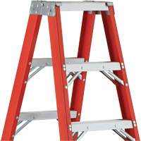6600 AA Series Industrial Extra Heavy-Duty 2-Way Stepladders, Fibreglass, 375 lbs. Capacity, 4' Planification Entrepots Molloy