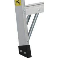 3400 Series Industrial Extra Heavy-Duty Step Ladder, 4', Aluminum, 300 lbs. Capacity, Type 1A Planification Entrepots Molloy