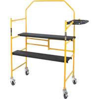 Jobsite Series 4' Safety Rail & Tool Shelf Scaffold Kit, Steel Frame, 49-1/2" D x 57-3/4" H Planification Entrepots Molloy