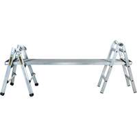 Telescoping Multi-Position Ladder, 2.916' - 9.75', Aluminum, 300 lbs., CSA Grade 1A VD689 | Planification Entrepots Molloy