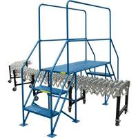 &eacute;chelles de liaison, 35-1/2" Port&eacute;e hors tout, 31-1/2" ha x 22" p, 22" Largeur de la marche Planification Entrepots Molloy