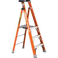 Safespace Platform Step Ladder, 3', 300 lbs. Cap. Planification Entrepots Molloy