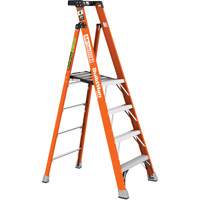 Safespace Platform Step Ladder, 4', 300 lbs. Cap. Planification Entrepots Molloy