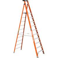 Safespace Platform Step Ladder, 10', 300 lbs. Cap. Planification Entrepots Molloy