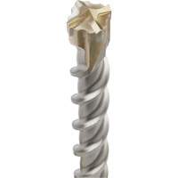 MX4 4-Cutter SDS-Plus Rotary Hammer Drill Bit, 1", SDS-Plus Shank, Carbide Planification Entrepots Molloy