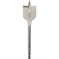 Flat Boring Bit, 1-3/8" Diameter, 1/4" Hex Shank, 6-3/4" Length Planification Entrepots Molloy