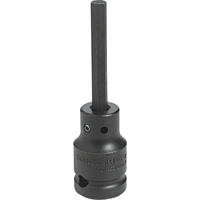 Impact Bit Socket, Hex, 12 mm x 3-1/4" L, 1/2" Drive Planification Entrepots Molloy