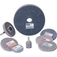 Standard Abrasives 500 Series Soft Density Unitized Wheels, 3" x 1/4", 1/4" Arbor, Medium Grit, Aluminum Oxide Planification Entrepots Molloy