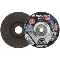 Zip Cutting and Grinding Wheel, 4" x 1/32", 3/8" Arbor, Type 27, 60 Grit, Aluminum Oxide Planification Entrepots Molloy
