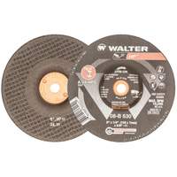 Disque de meulage et tronçonnage HP, 6" x 1/4", Arbre 5/8"-11, Oxyde d'aluminium, Type 27 Planification Entrepots Molloy